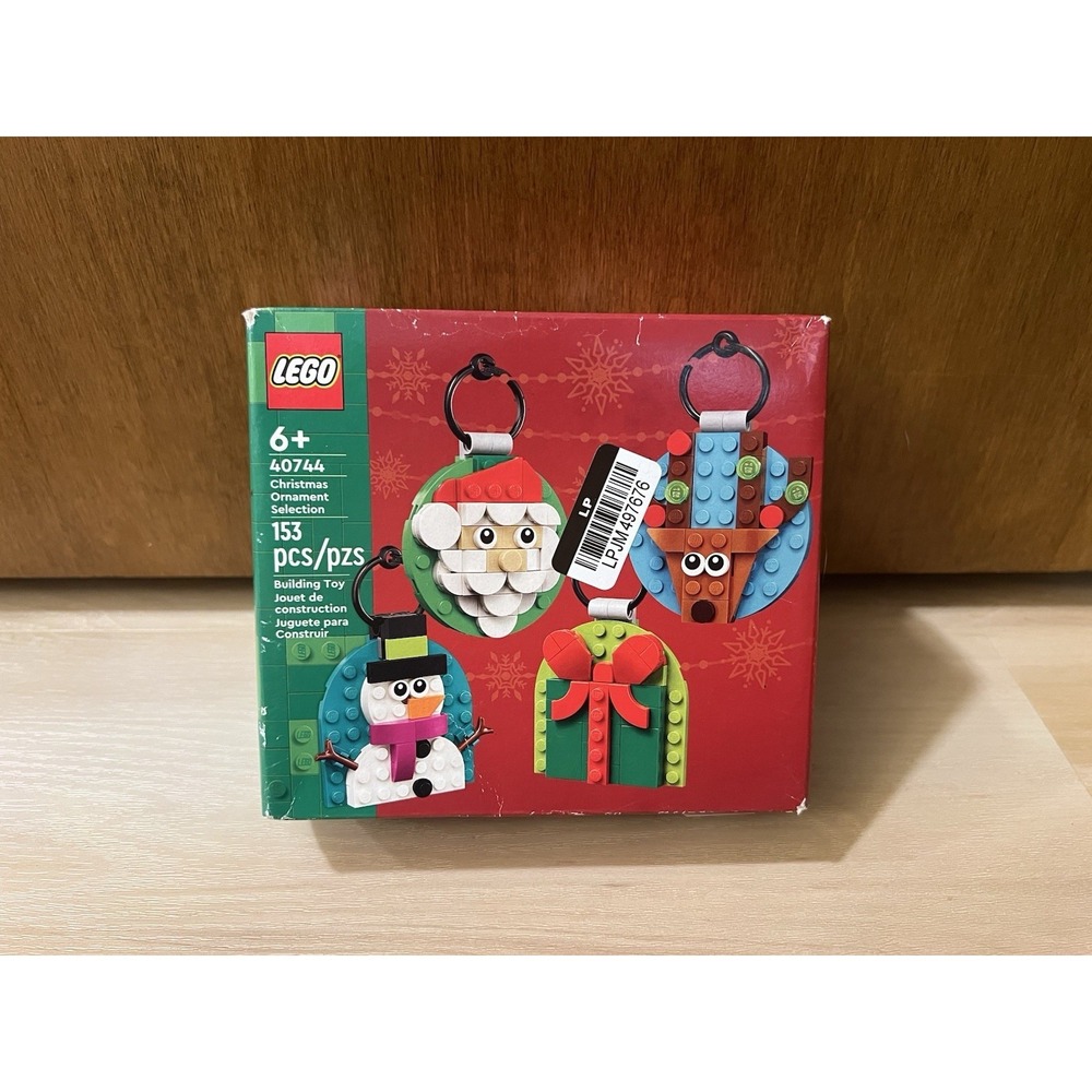 LEGO Christmas Ornament Selection (40744) - New & Sealed Damaged Box C